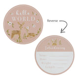 Living Textiles HELLO WORLD GIFT SET - SOPHIA GARDEN DUSTY ROSE