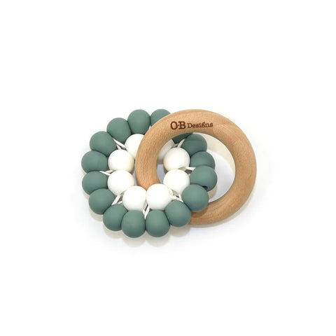 O.B Designs Beechwood Silicone Teether