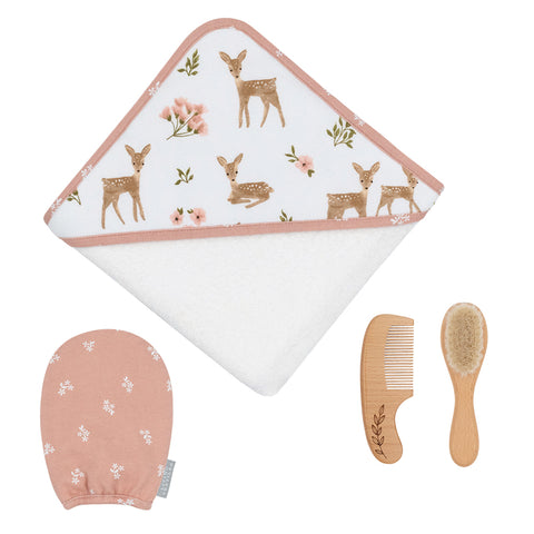 Living Textiles 4pc Baby Bath Gift Set - Sophia Garden