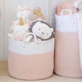 Living Textiles 100% Cotton Rope Hamper Medium