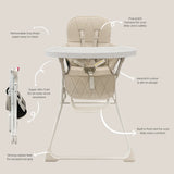 Babystudio Super Slim Flat Fold Highchair