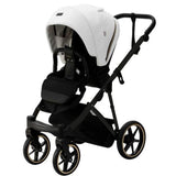 Bambini Prams GENEVA¹ Modern Pram - Oskar White/Black Frame (Clearance)