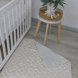 Bubba Blue Nordic Reversible Cot Quilt - Grey/sand