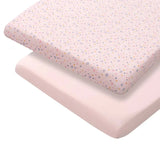 ClevaMama 2pk Jersey Cotton Cot Fitted Sheets