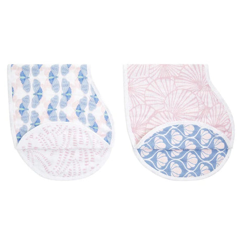 aden + anais 2pk Classic Muslin Burpy Bibs - Deco