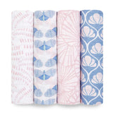 aden + anais Deco classic 4pk Swaddles Deco