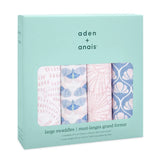 aden + anais Deco classic 4pk Swaddles Deco