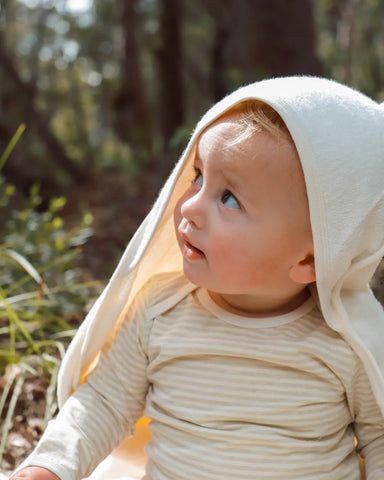 Fibre for Good Undyed Organic Cotton Hooded Towel