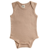 Fibre for Good Undyed Organic Cotton Sleeveless Bodysuit