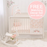 Lolli Living 4-piece Nursery Set - Meadow + Free matching decal set