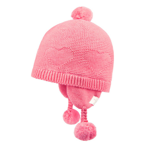 Toshi Organic Earmuff Beanie - Hearts