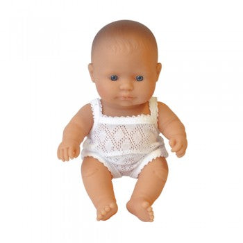 Miniland Baby Doll - Caucasian Girl 21cm