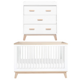 Babyletto Scoot Nursery Package - White / Washed Natural