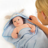 ClevaMama Bamboo Apron Baby Hooded Bath Towel