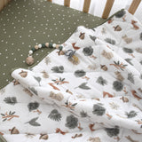 Living Textiles Cot Comforter - Forest Retreat
