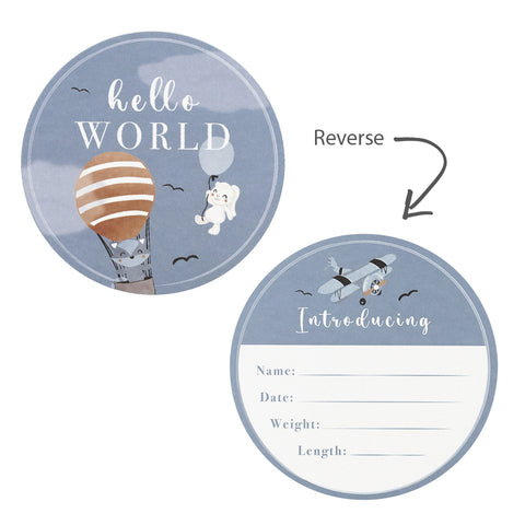 Living Textiles Up, Up, & Away Hello World Gift Set