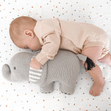 Lolli Living Cotton Knit Character Cushion - Day at the Zoo Elephant