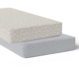 Bubba Blue Nordic 2pk Jersey Cot Fitted sheets - Grey/Sand