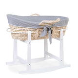 Childhome Corn Husk Moses Basket Liner Only Grey Clearance