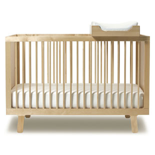 Oeuf Sparrow Cot - Birch 
