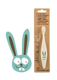 Jack n Jill Silicone Bio Toothbrush - Bunny