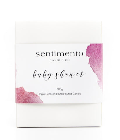 Sentimento Soy Candle - Baby Shower