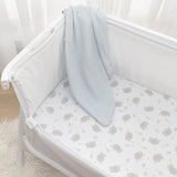Living Textiles 2pk Co-Sleeper/Cradle Jersey Fitted Sheets - Mason Confetti