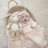 Living Textiles Knitted Soft Toy - Ameilia Bunny