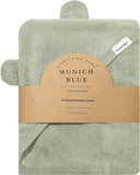 Munich Blue Hooded Towel - Mountain Sage