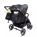 Valco Baby Snap Duo Stroller - Black Beauty + Bevi Cup Holder Pre Order June