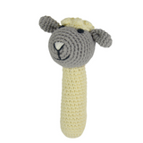Weegoamigo Crochet Rattle - Little Lamb